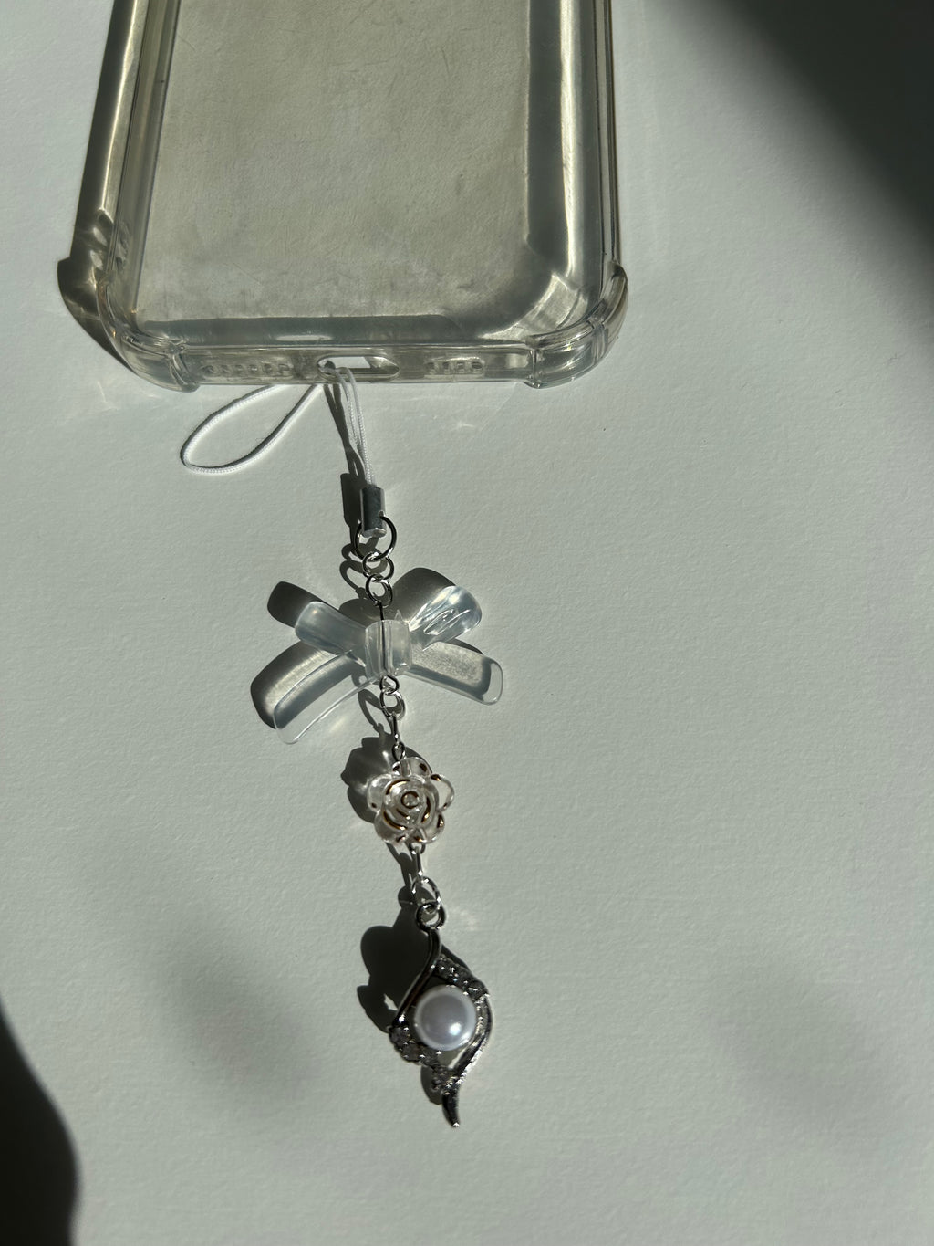 Crystal Ribbon charm sling