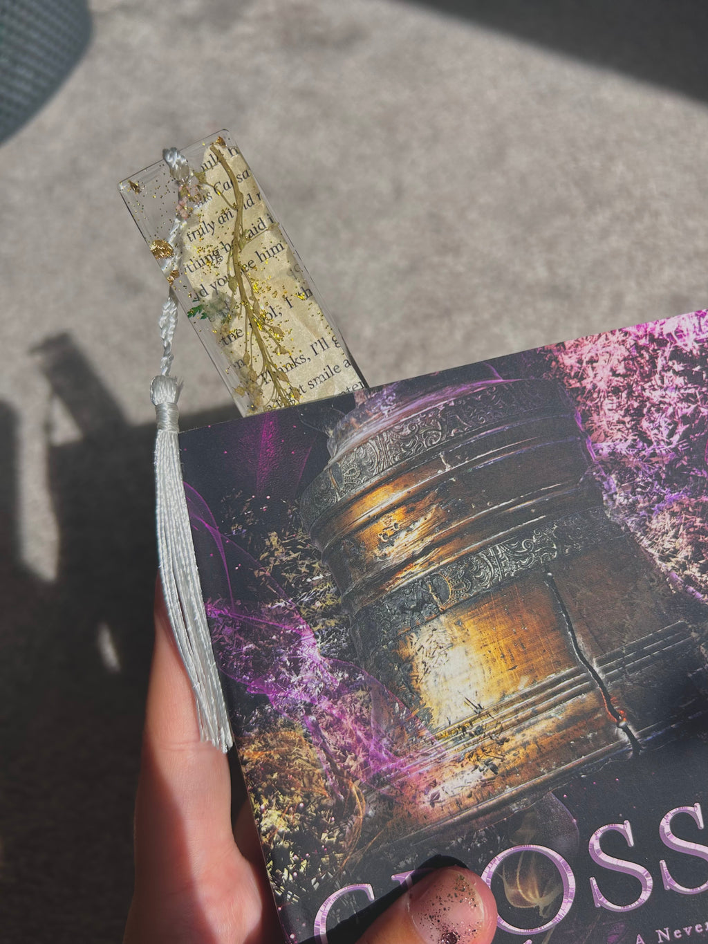 Literary Bloom - Back To School Resin Bookmark - Gift.
