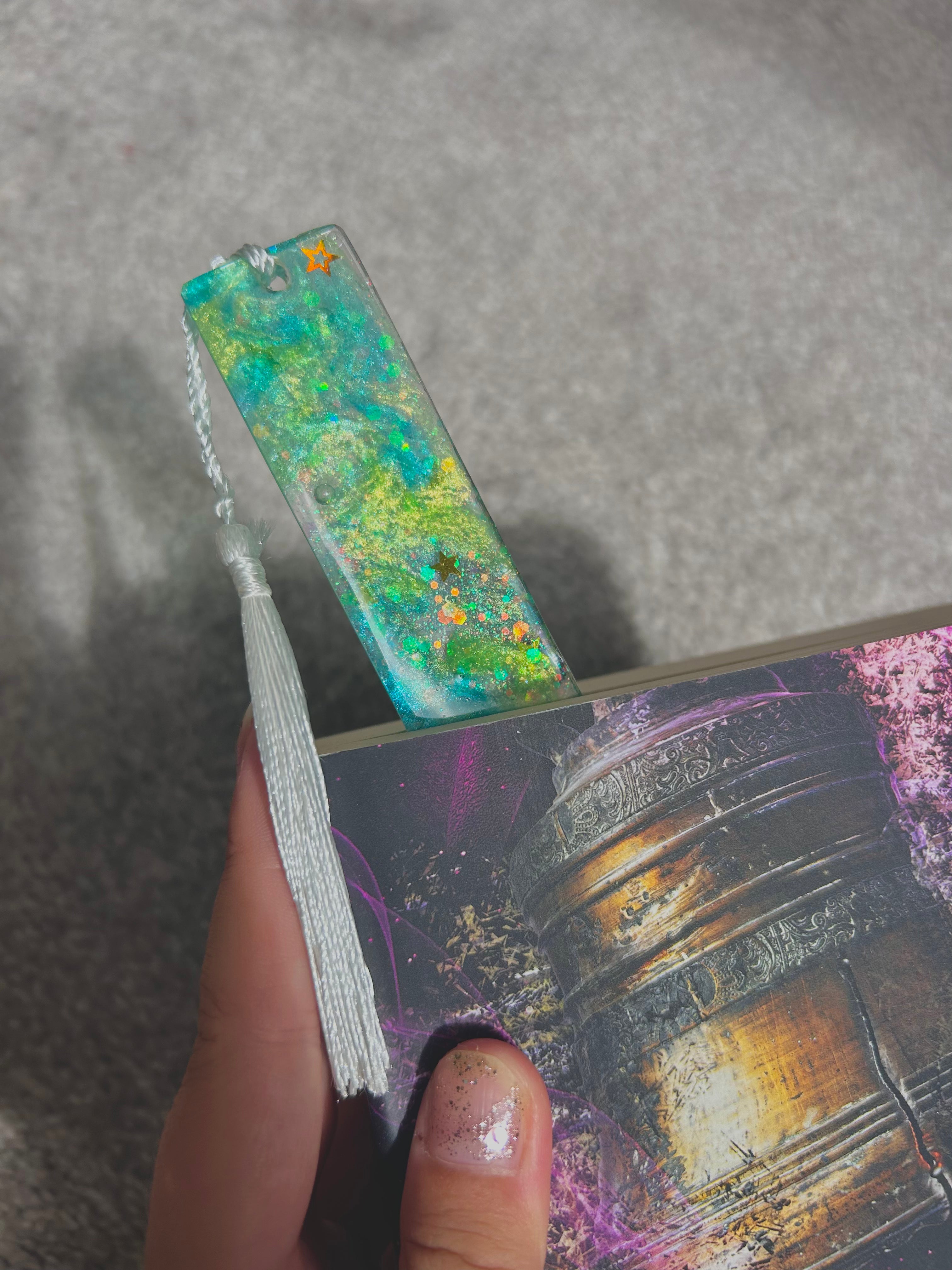 Science Spark - Back To School - Resin Bookmark Gift.