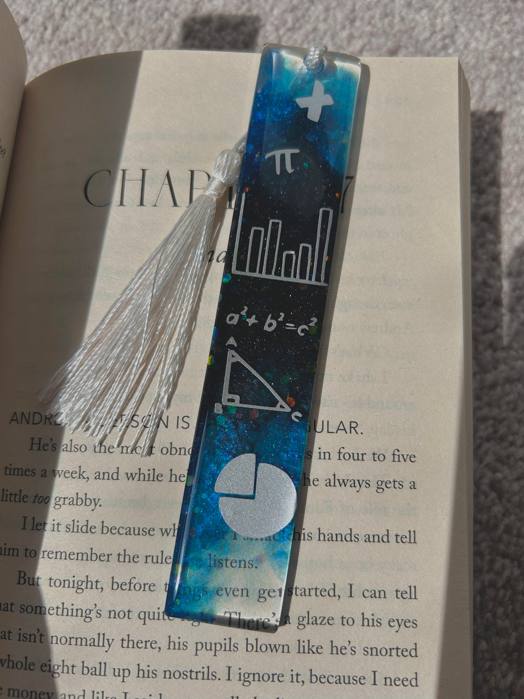Maths & Magic - Back to school - Resin bookmark Gift.