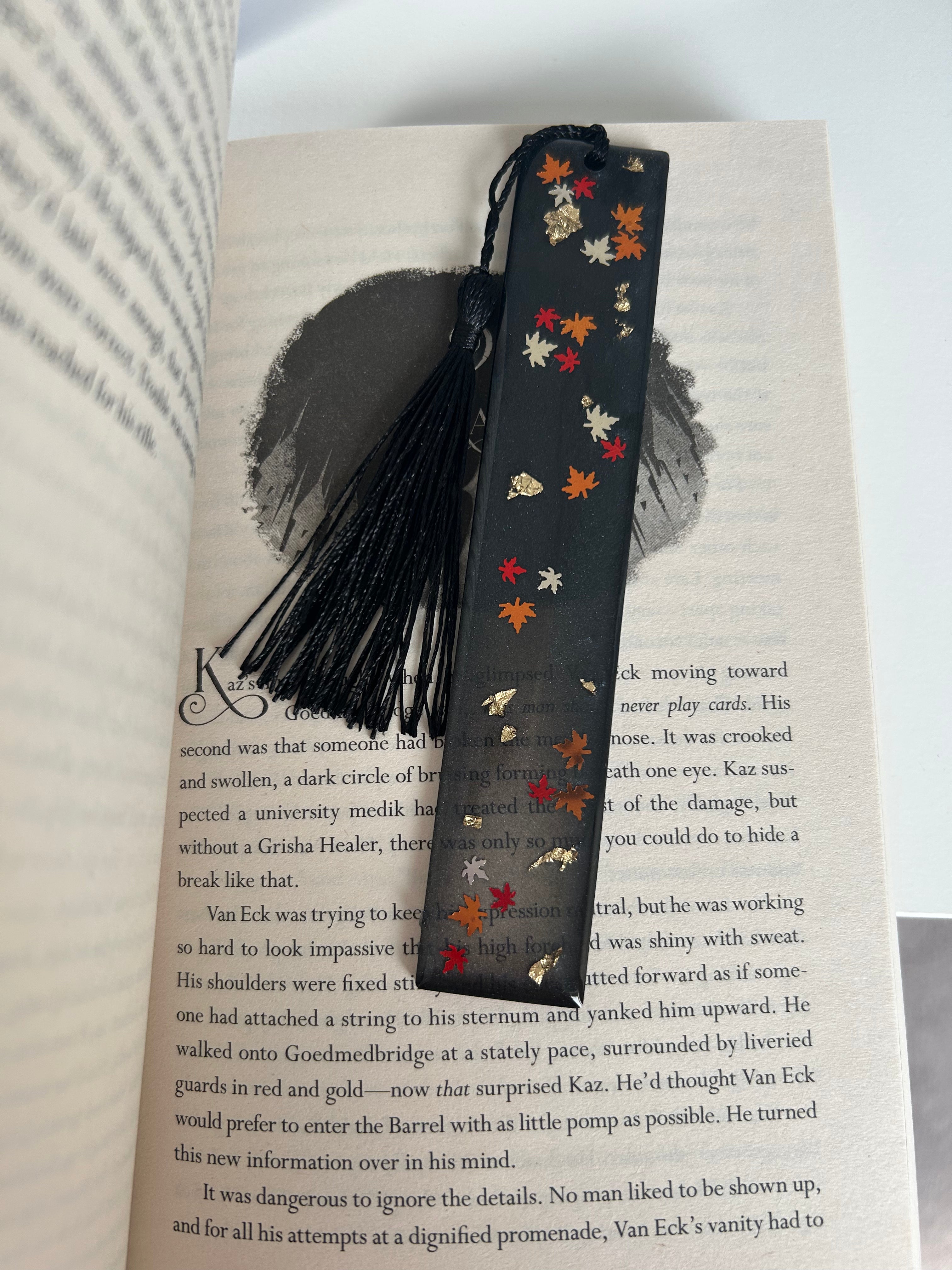 Midnight Autumn - Resin Bookmark gift