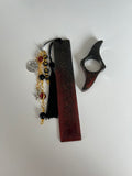 Red Fire Element Personalisable Name, Zodiac Resin Birthday Bookmark Bundle