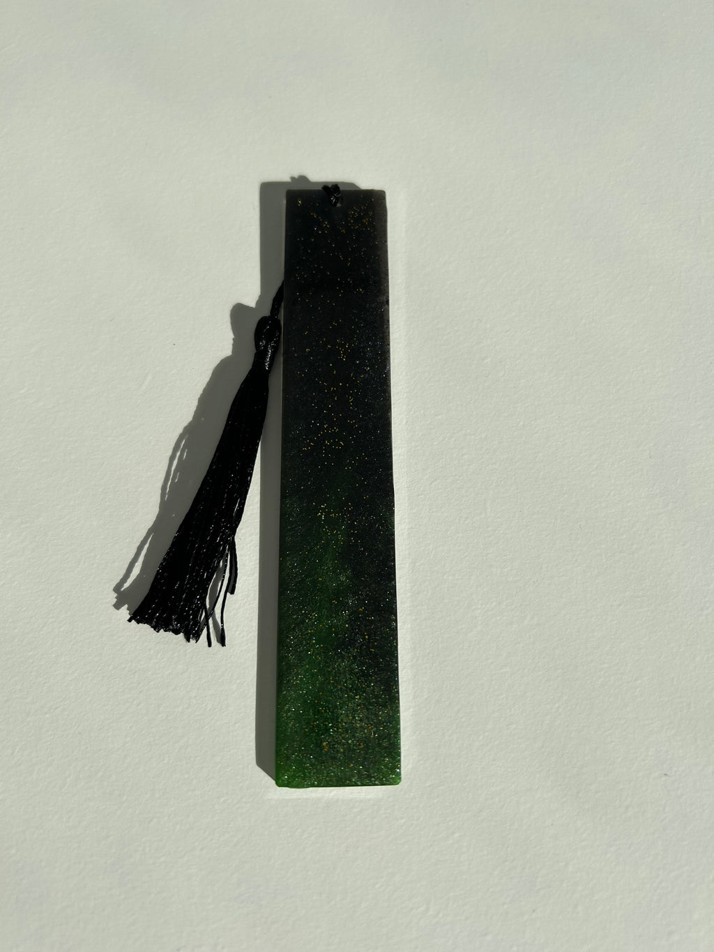Green Earth Element Resin Bookmark