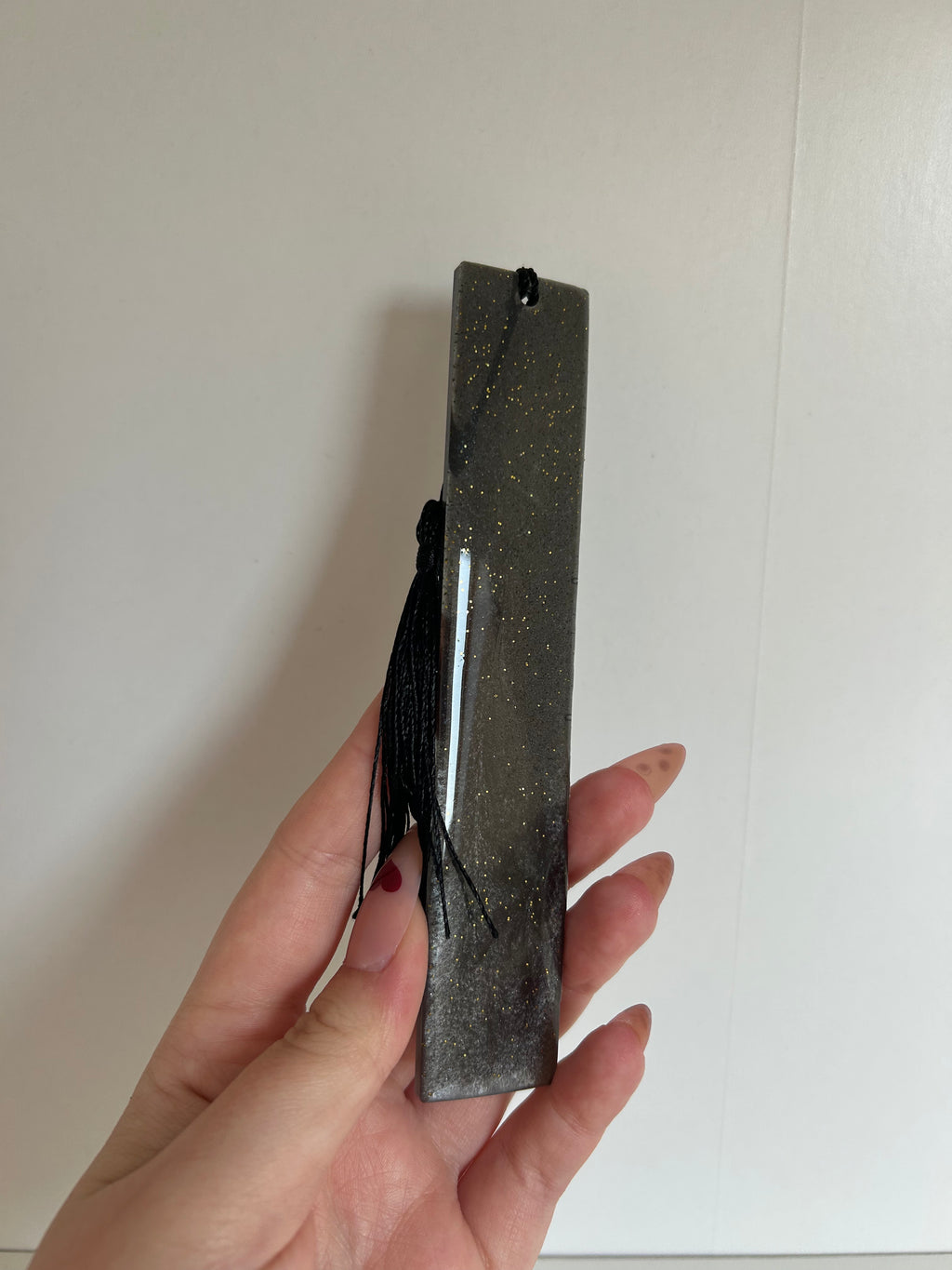 Grey Air Element Resin Bookmark
