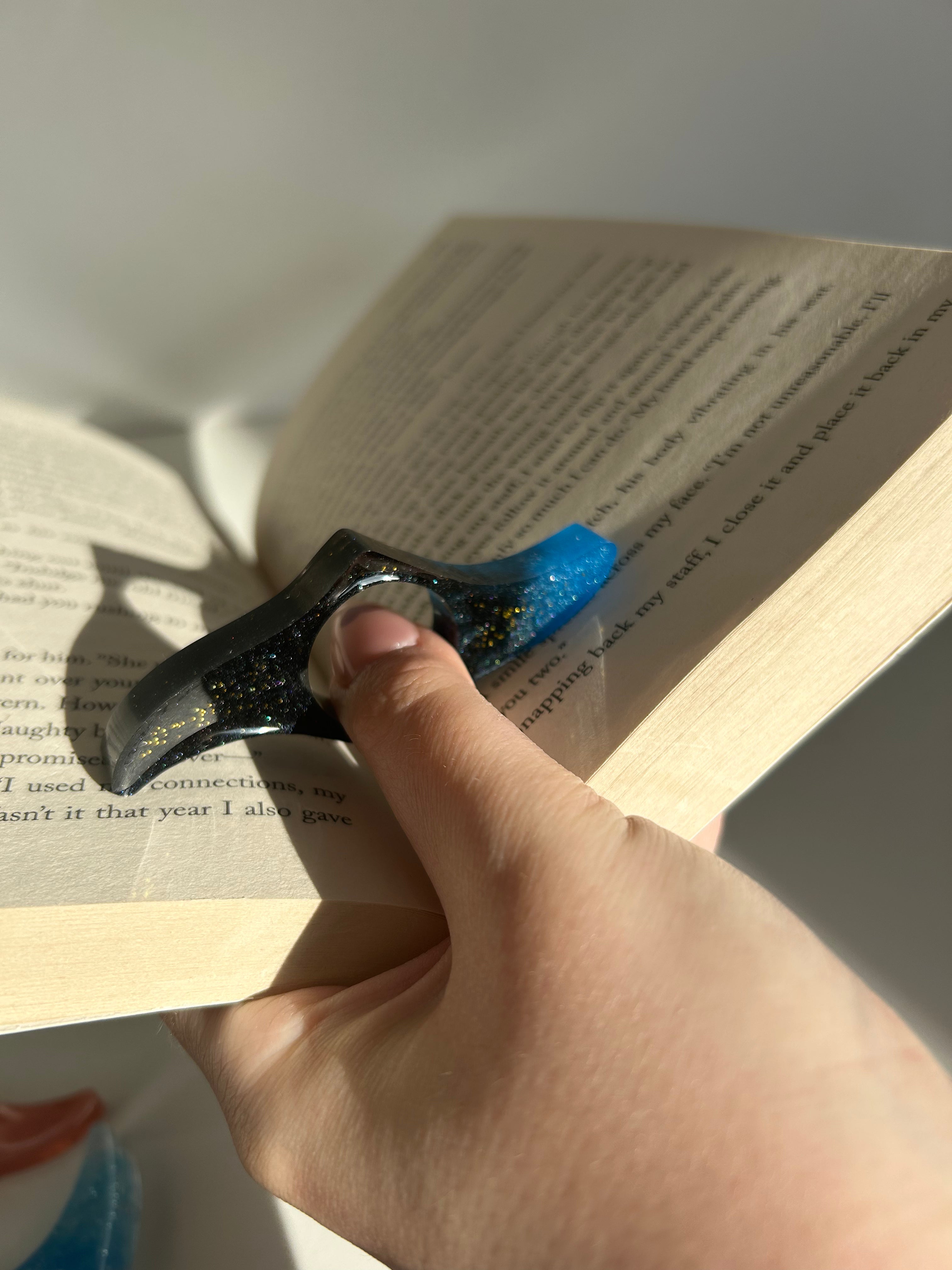 Blue Water Element Personalisable Name, Zodiac, Resin 'Birthday' Bookmark