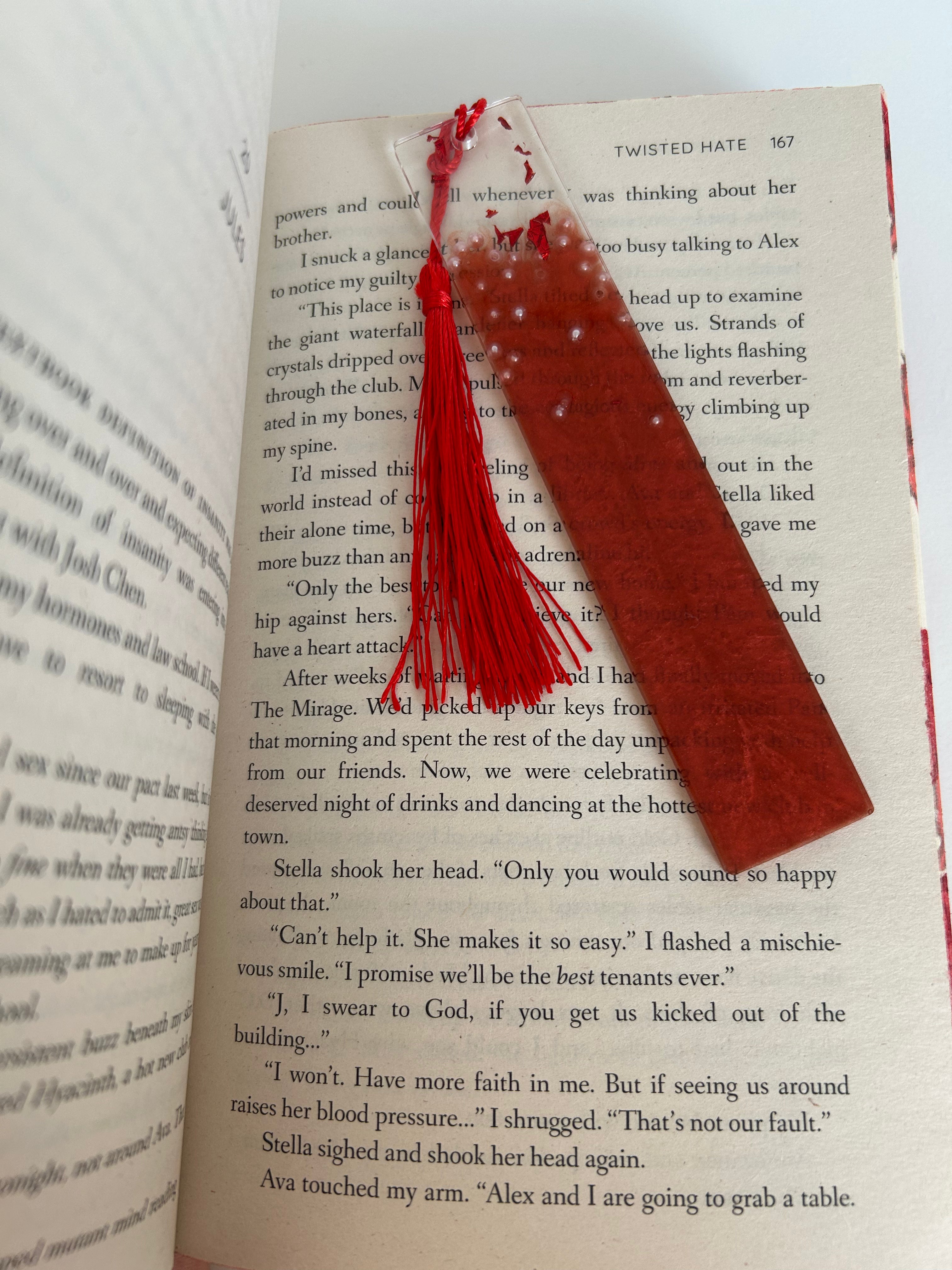 Twisted Hate Resin Bookmark