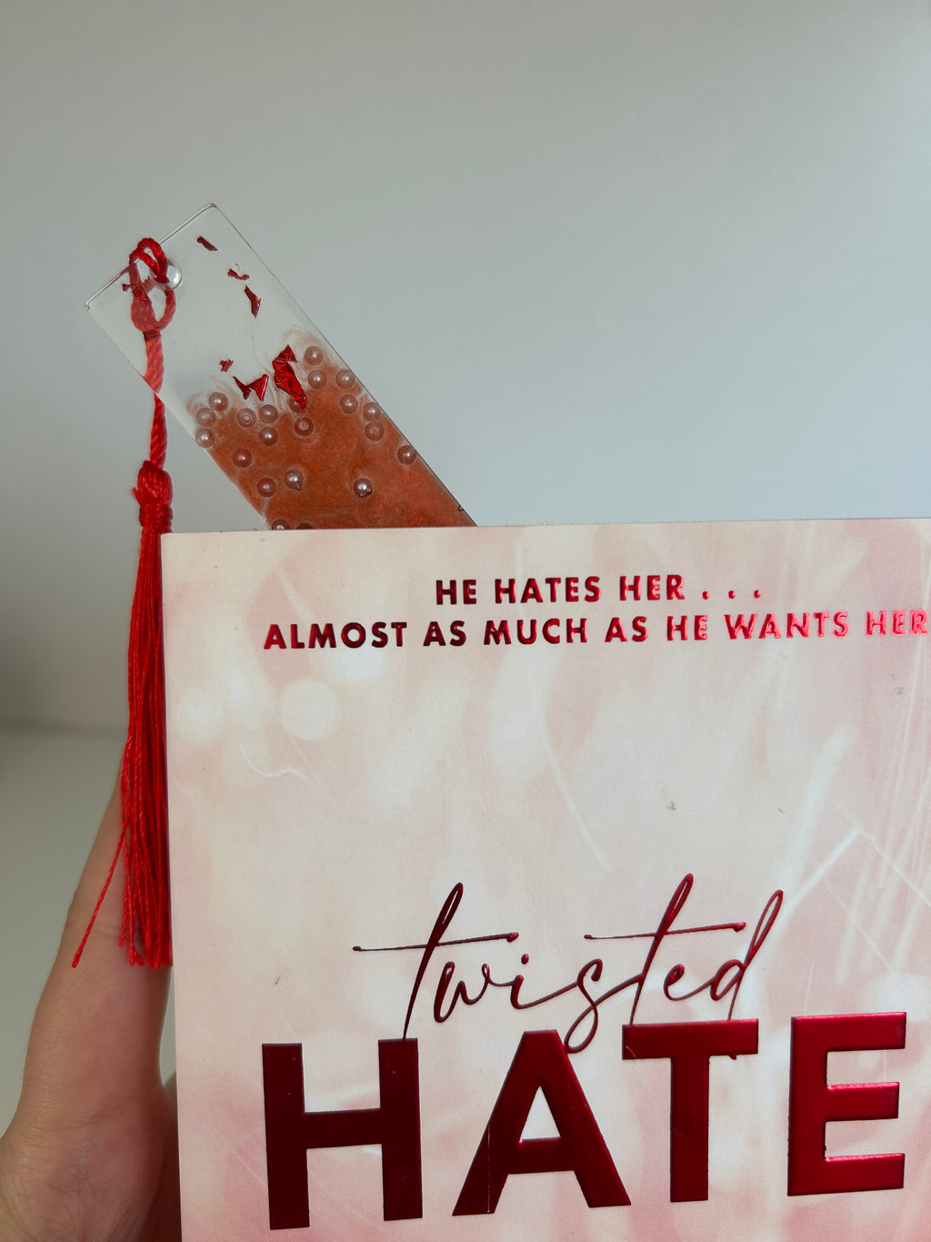 Twisted Hate Resin Bookmark