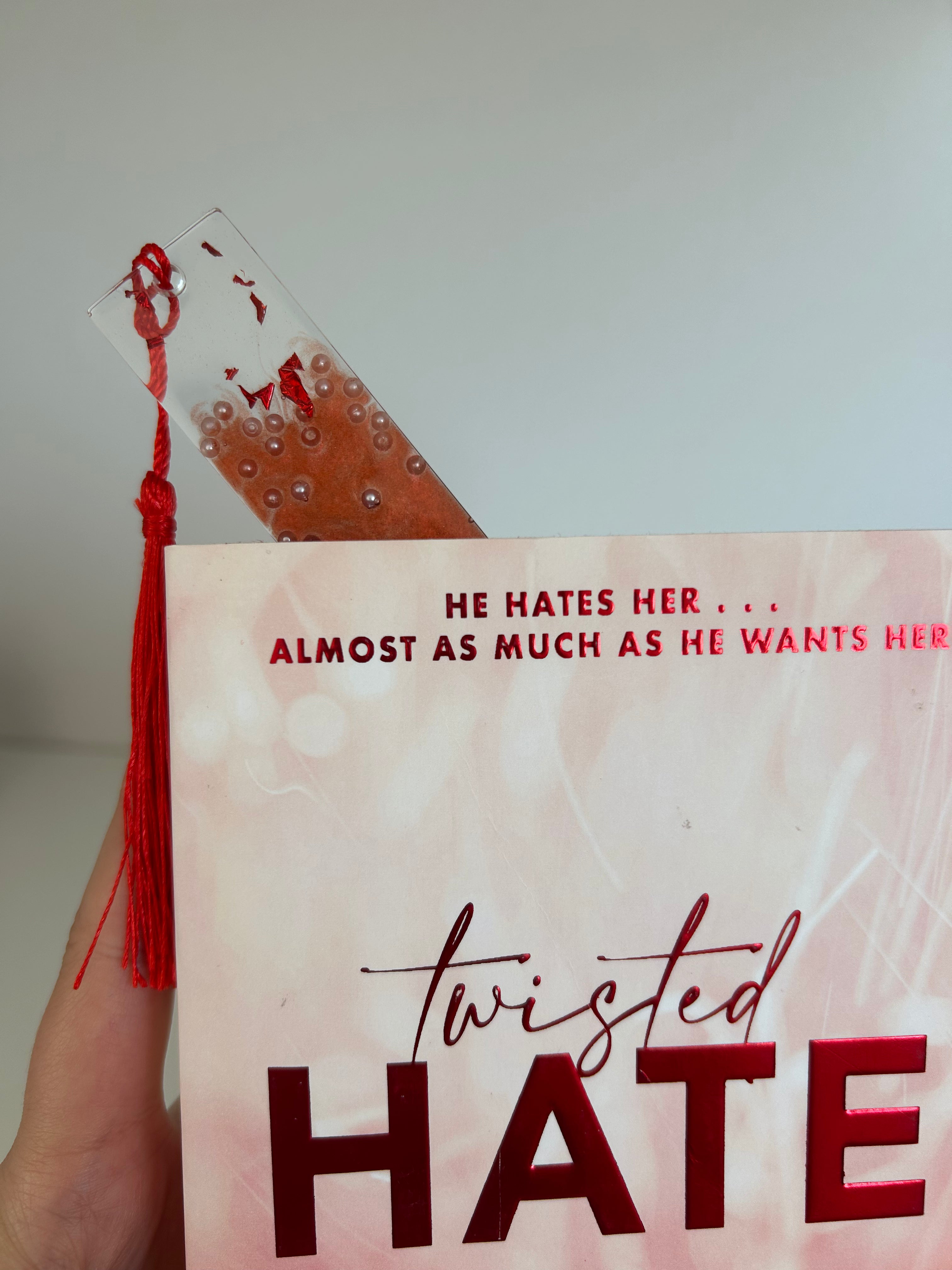 Twisted Hate Resin Bookmark