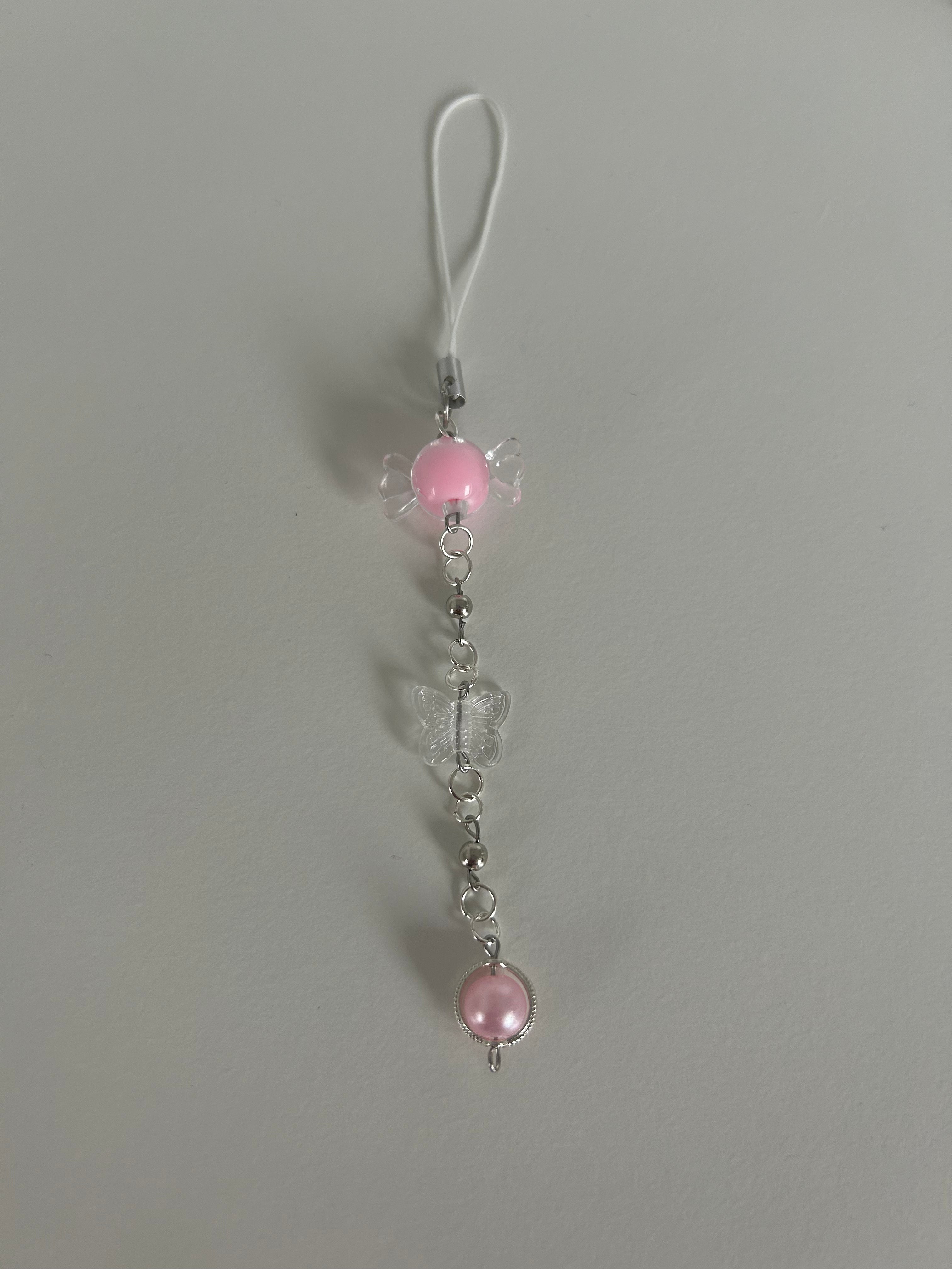 Blush Butterfly Charm Sling