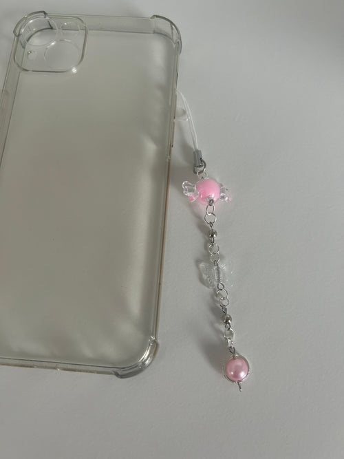Blush Butterfly Charm Sling