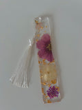 Violet Garden, Purple Flower Resin Bookmark, Personalisable Name, Gift