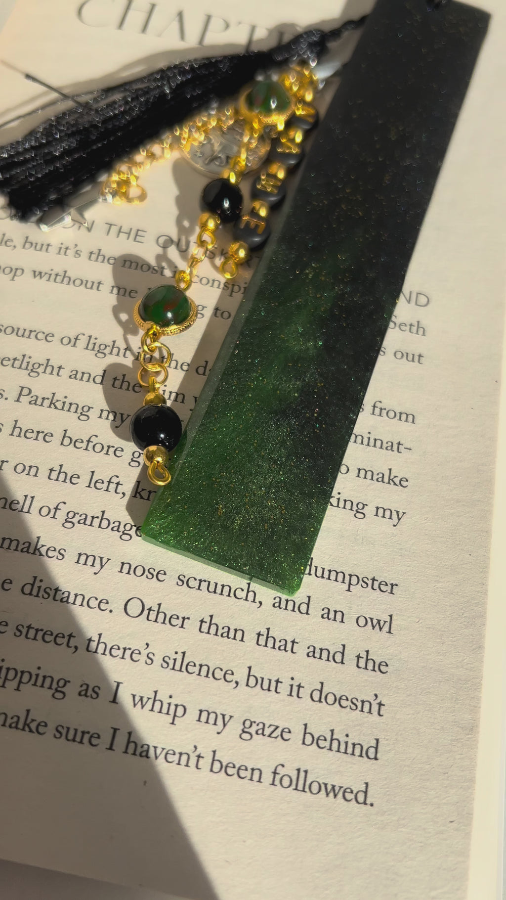 Green Earth Element Personalisable Name, Zodiac Resin Birthday Bookmark Bundle