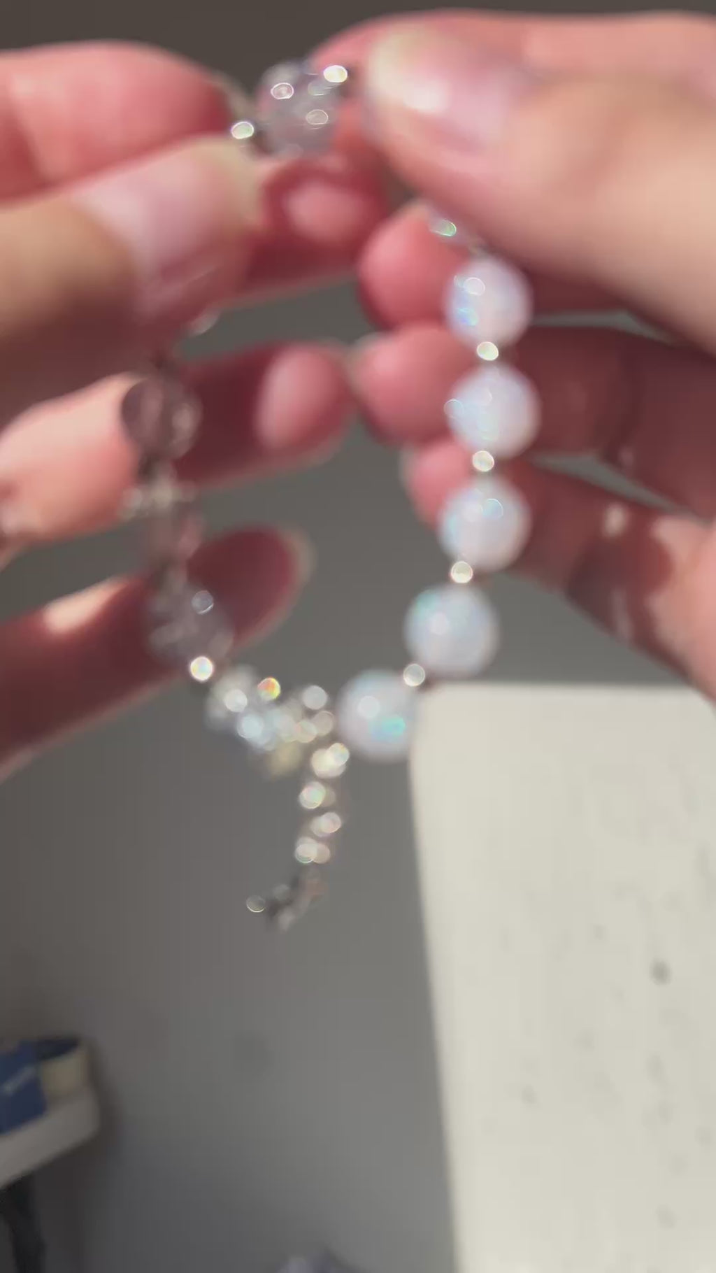 Frosted Star - Glass bead Bracelet